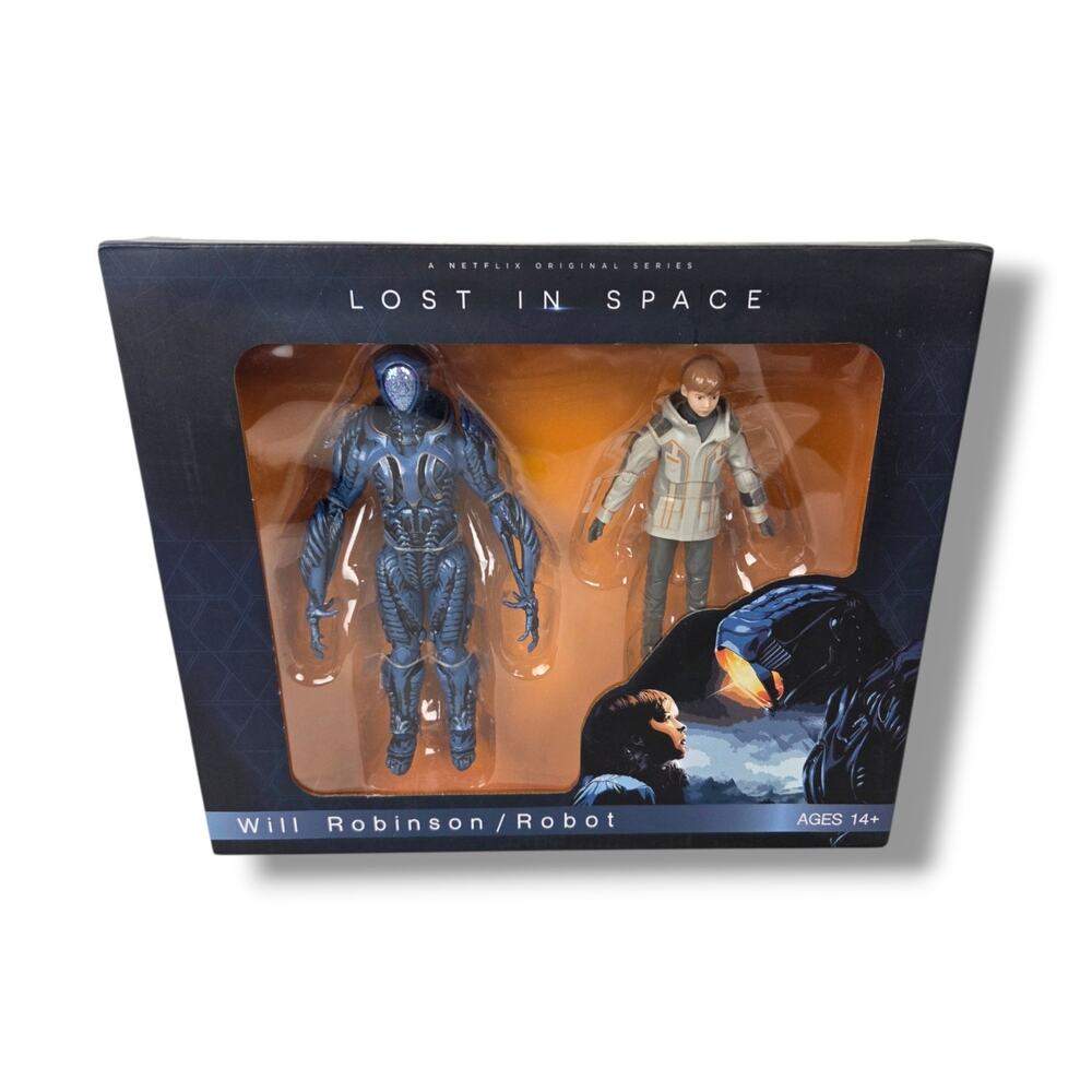 Netflix Lost in Space Robot and Will 2 Pack Exclusive Collectible Action Figures